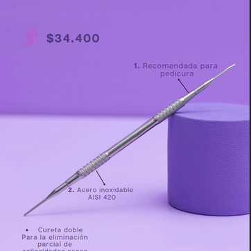 Imagen del producto REPUJADOR ORO 60/4 CURETA  PODOLOGIA