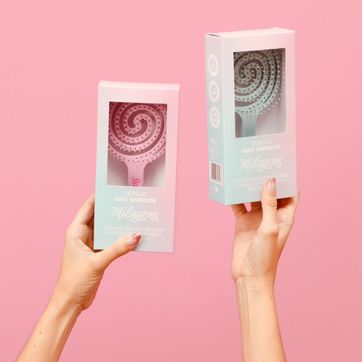 Imagen del producto CEPILLO MASAJEADOR ROSA PASTEL 