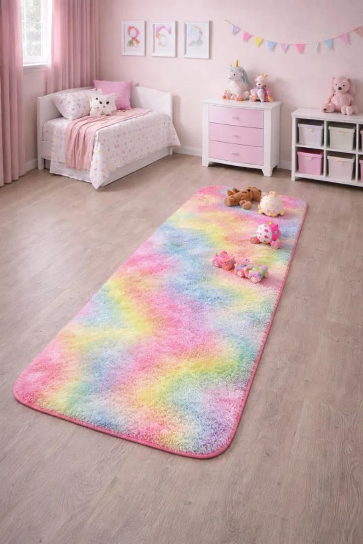 TAPETE PELUDO PIE DE CAMA 60X150CM