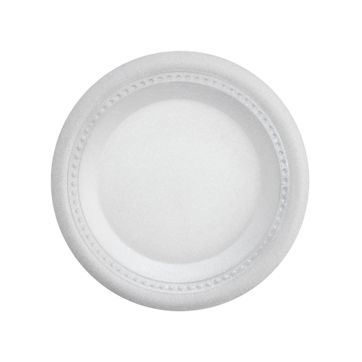 Imagen del producto   W. PLATO PANDO ESPUMADO 23 CM BLANCO - PQ X 20 UND 