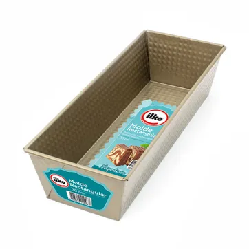 MOLDE RECTANGULAR 30CM  NON STICK ILKO ANTIADH - imagen 2