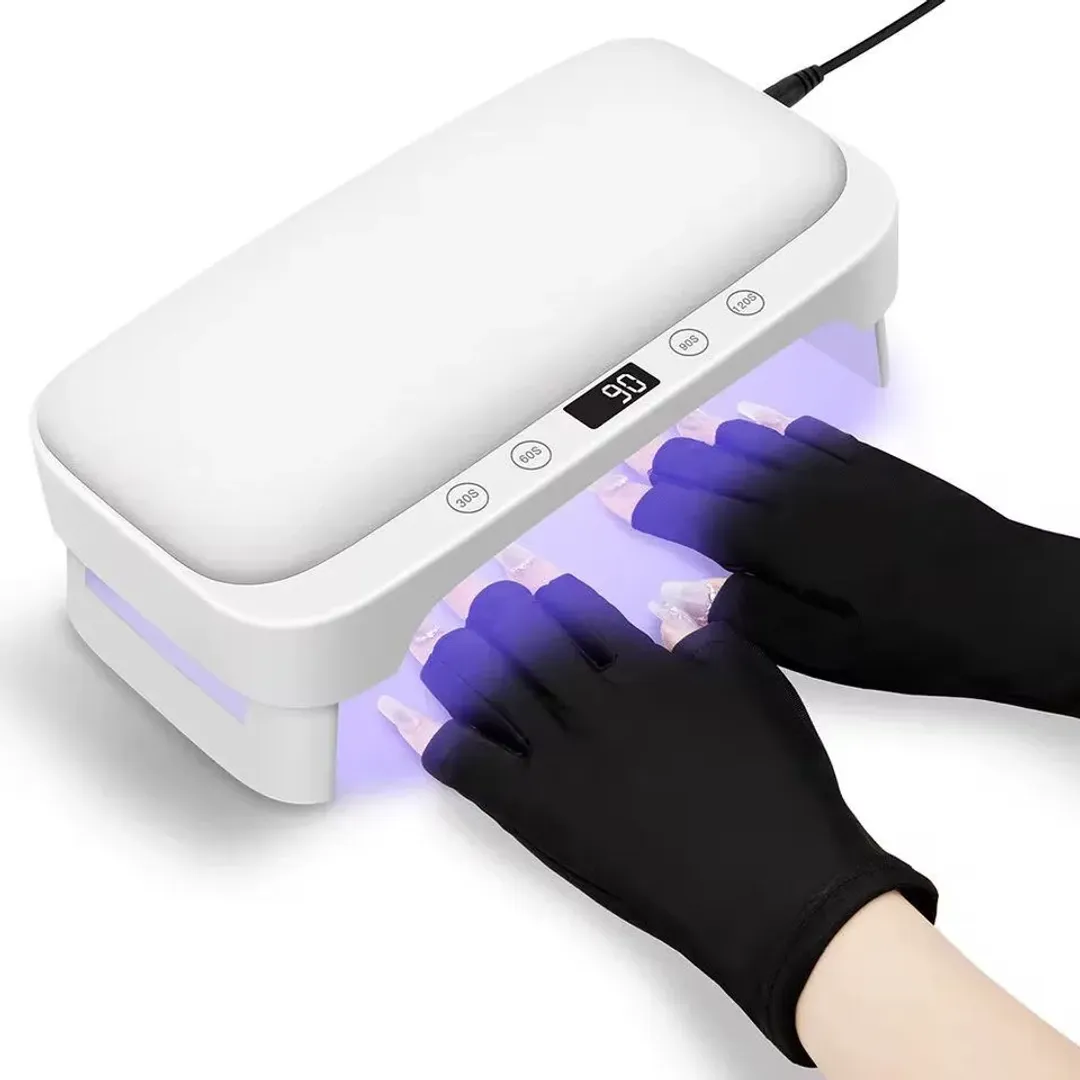 LAMPARA DE UÑAS CON DESCANSA BRAZOS
