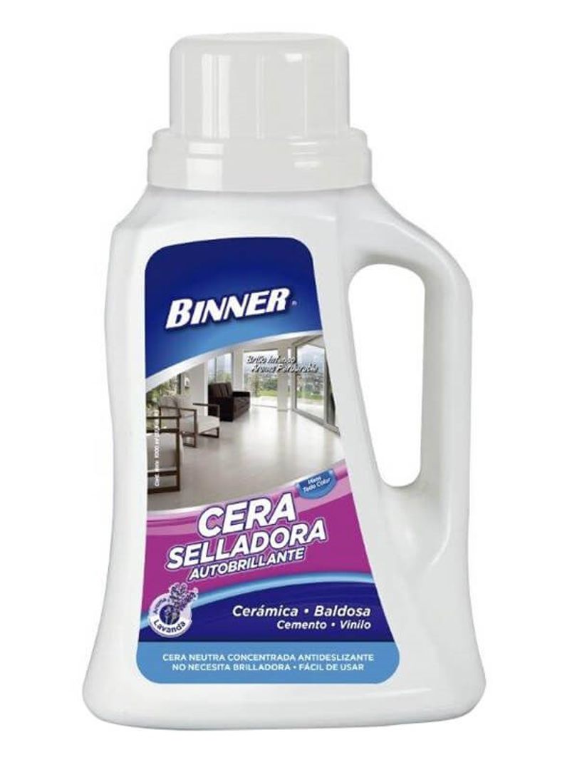 CERA SELLADORA AUTOBRILLANTE BINNER X 1 LITRO