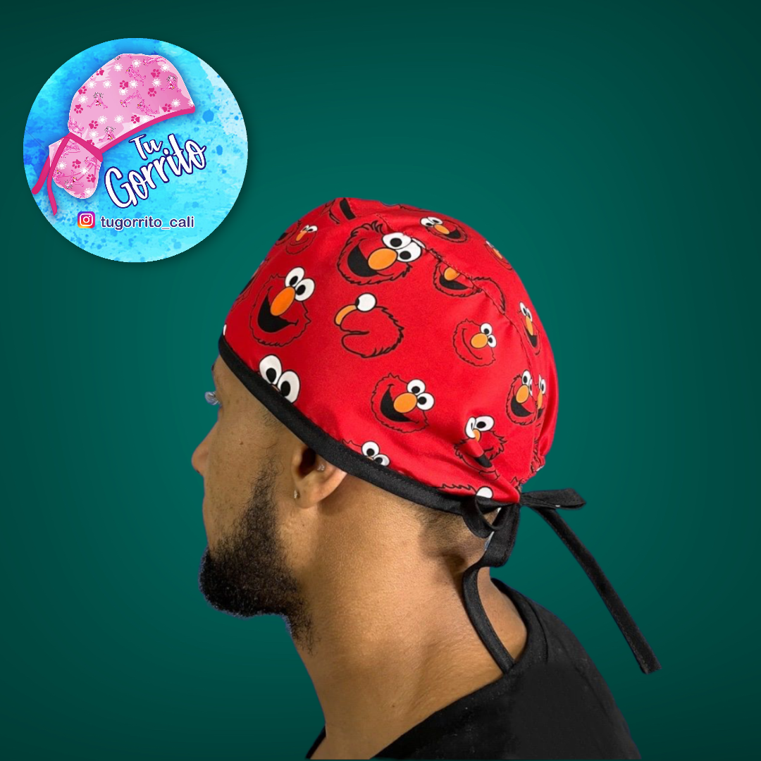 Elmo rojo horma corta  