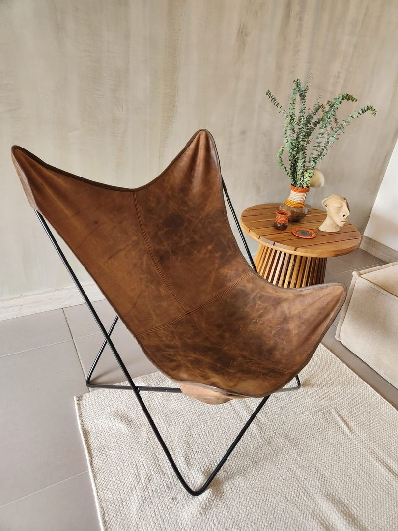 Silla Mariposa en cuero 100%