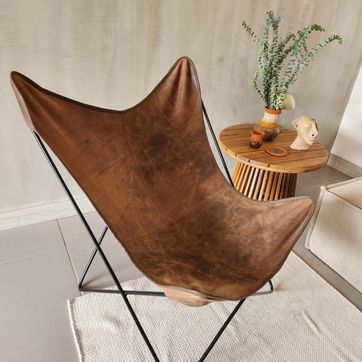 Silla Mariposa en cuero 100% - imagen 1