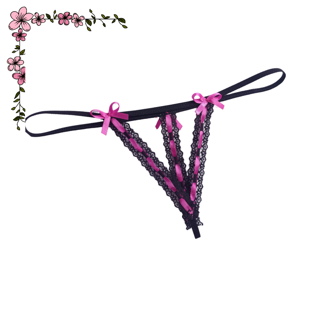 Tanga hilo en encaje 