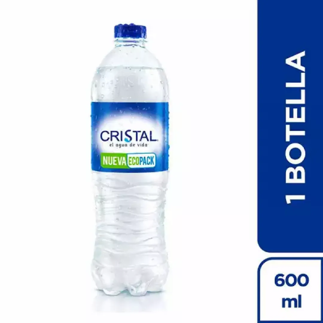 AGUA CRISTAL*600ML