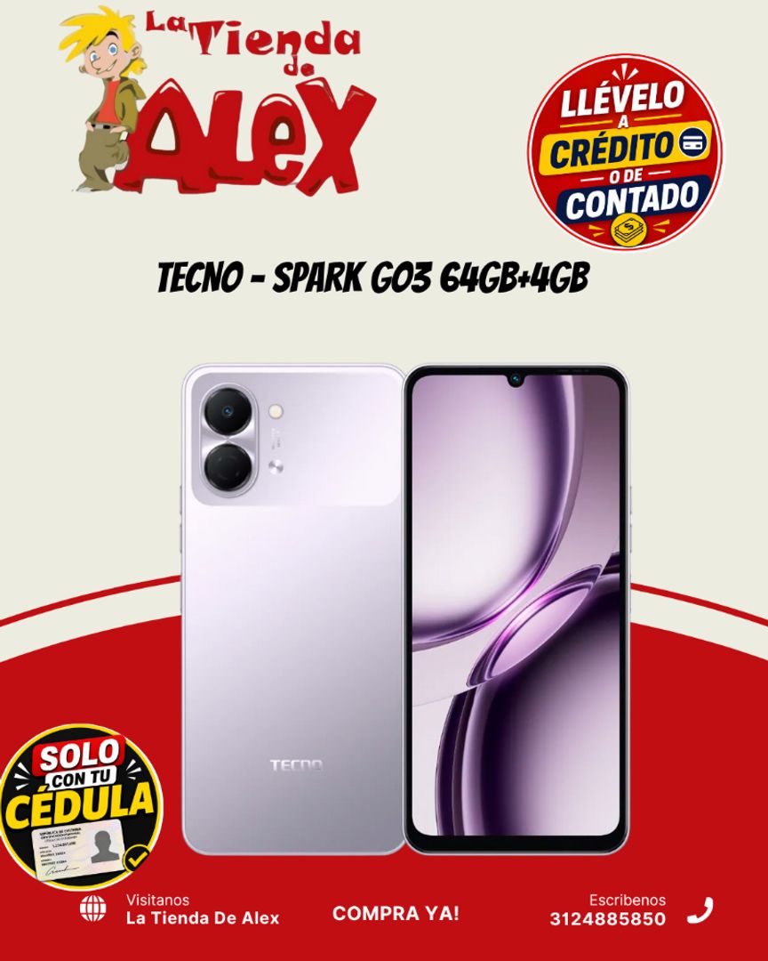 TECNO - Spark GO3 64GB+4GB