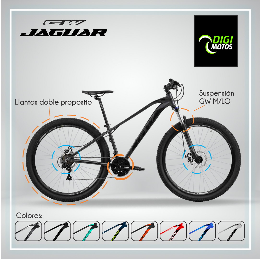 JAGUAR 7 VELOCIDADES FRENO MECANICO