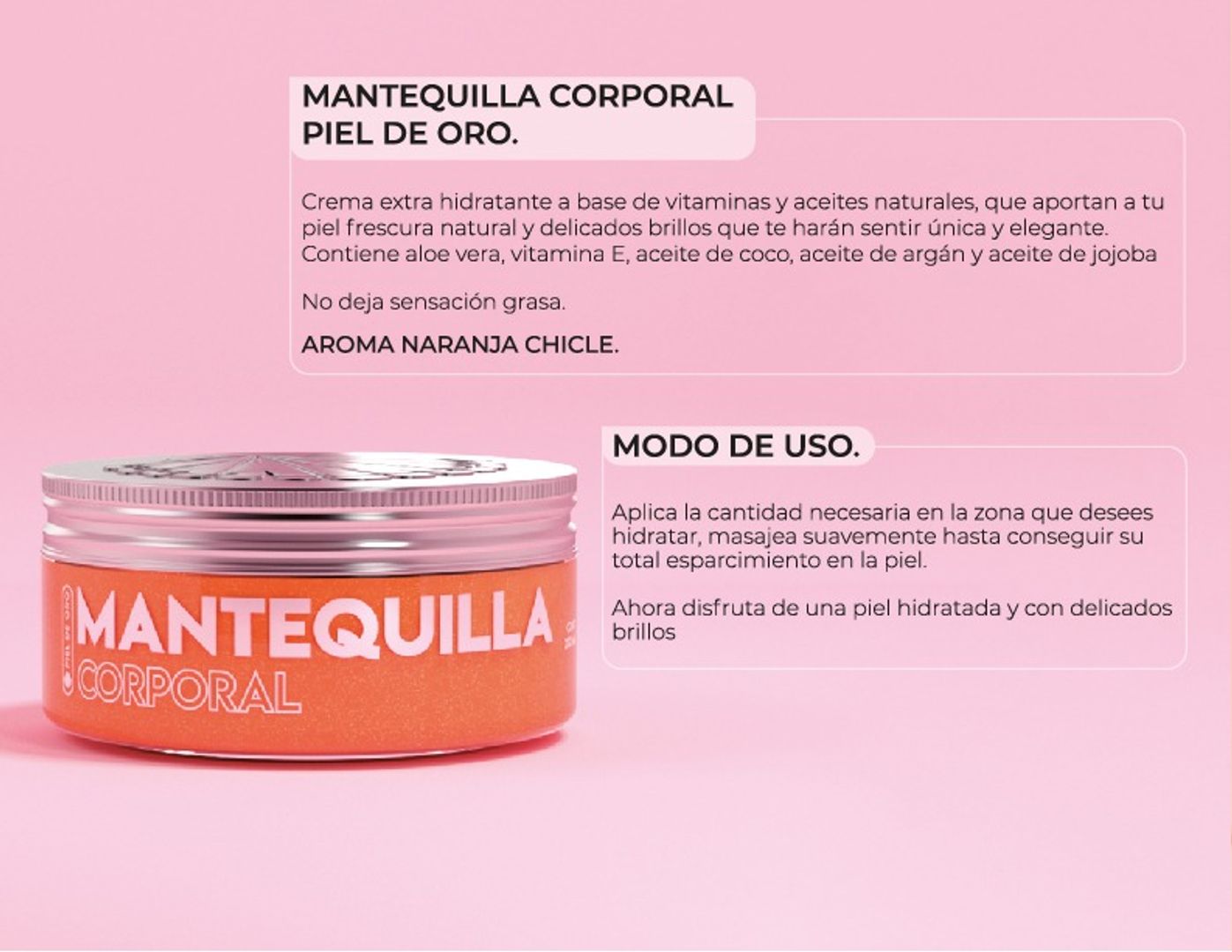 MANTEQUILLA NARANJA CHICLE