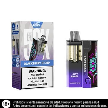 Imagen del producto Lost Angel Blackberry B Pop 50.000 Puffs