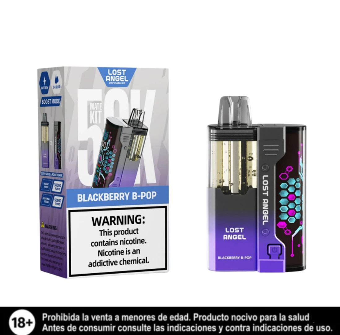 Lost Angel Blackberry B Pop 50.000 Puffs
