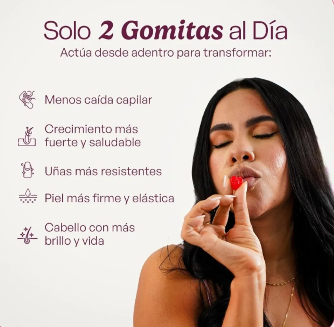 ROSA HAIR 60 GOMAS