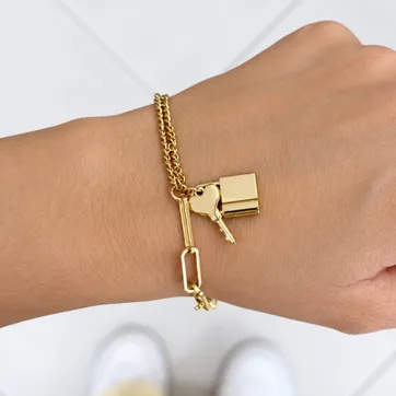 Imagen del producto Pulsera candado llave