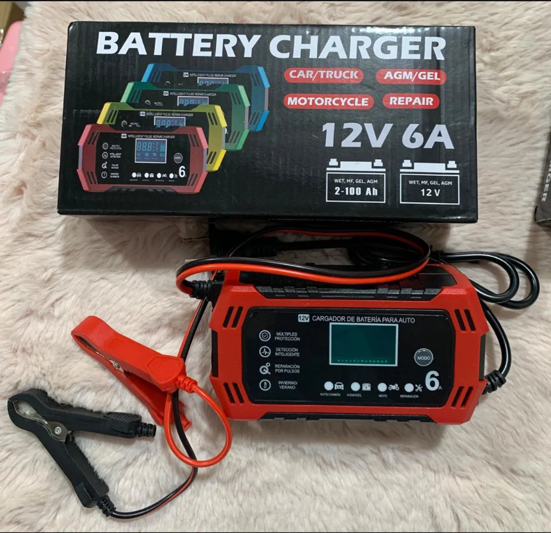 CARGADOR DE BATERIA INTELIGENTE COCHE 6A