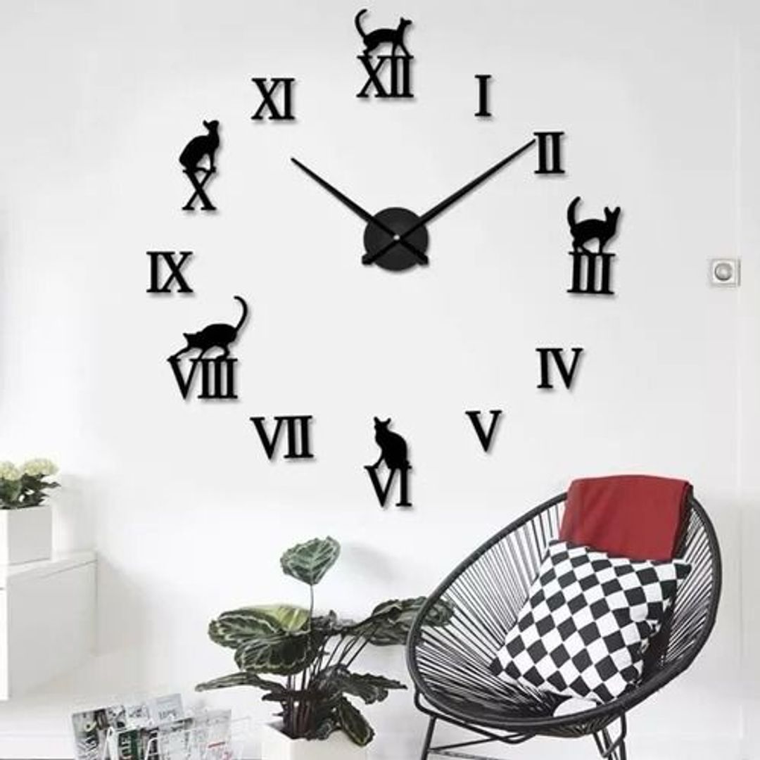 Reloj pared 3D