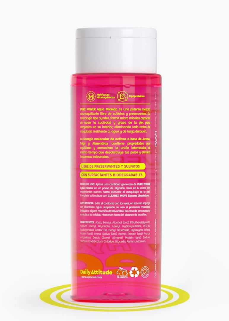 Agua micelar la poción 