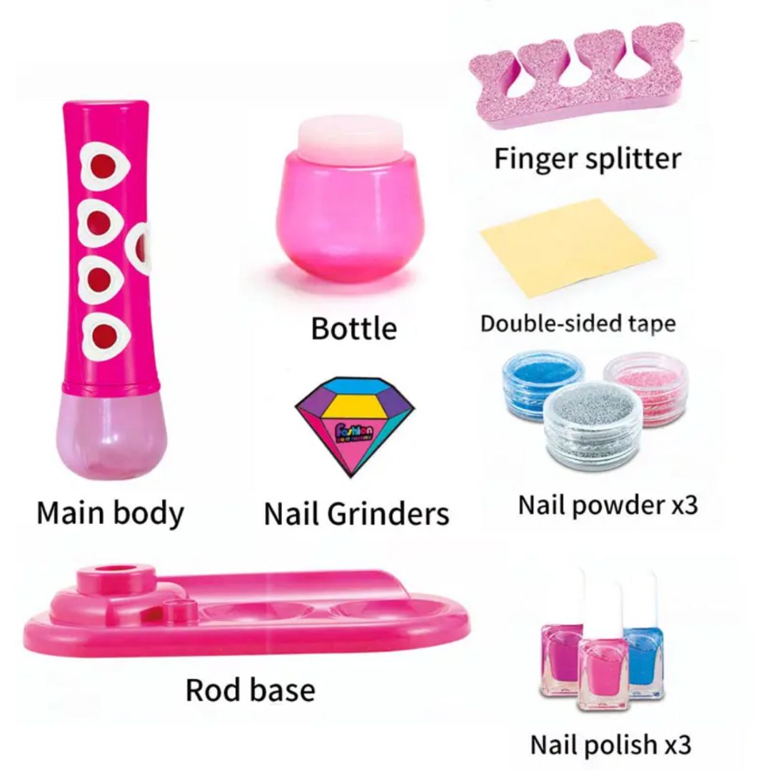 Juguete Set Manicure Niñas Set Uñas Niñas