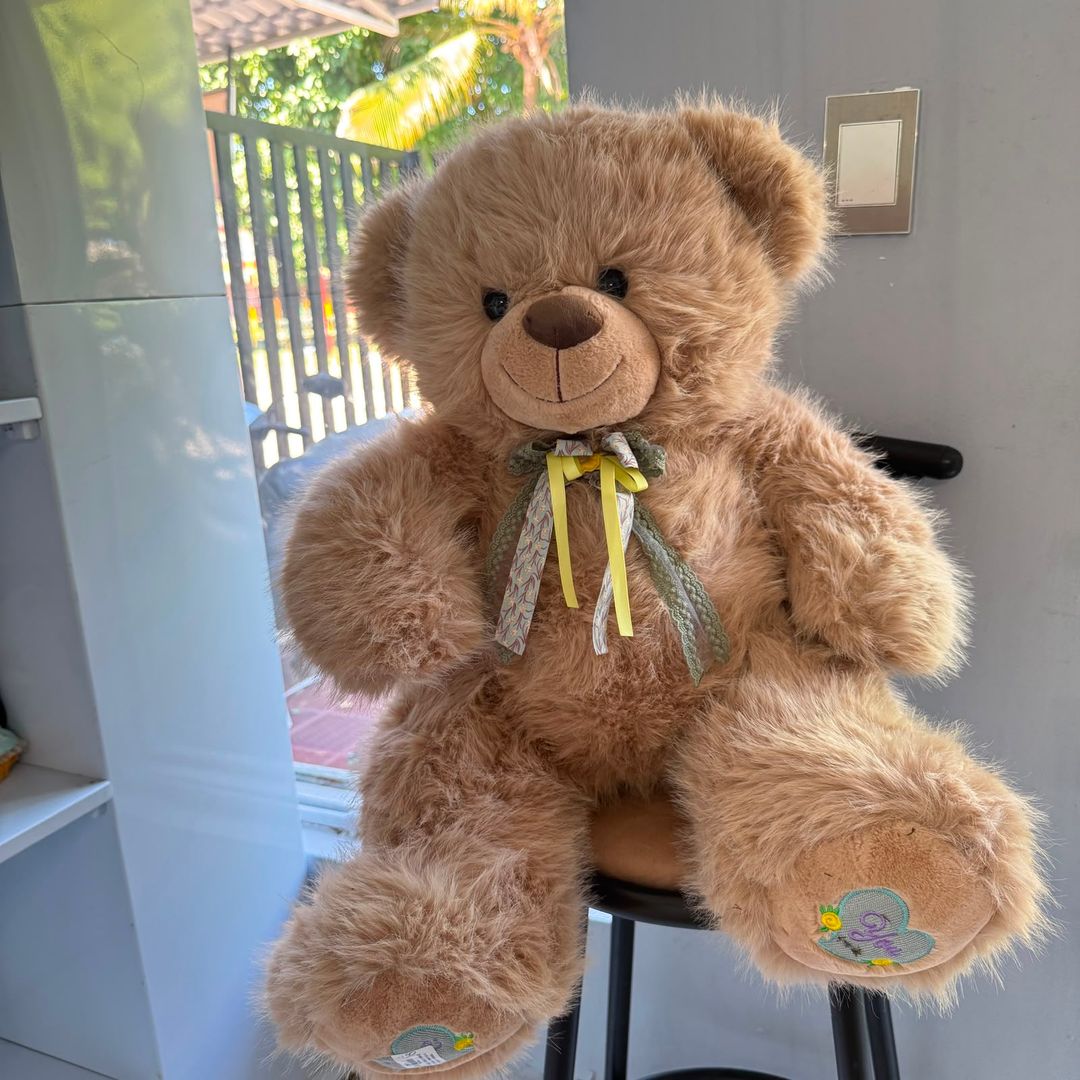 Oso peludo mediano