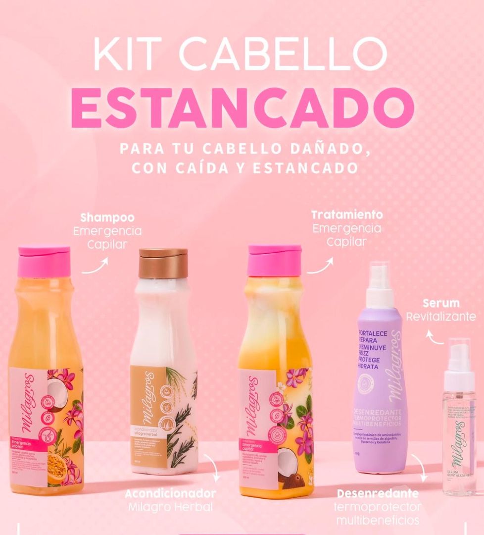 KIT CABELLOS ESTANCADOS 