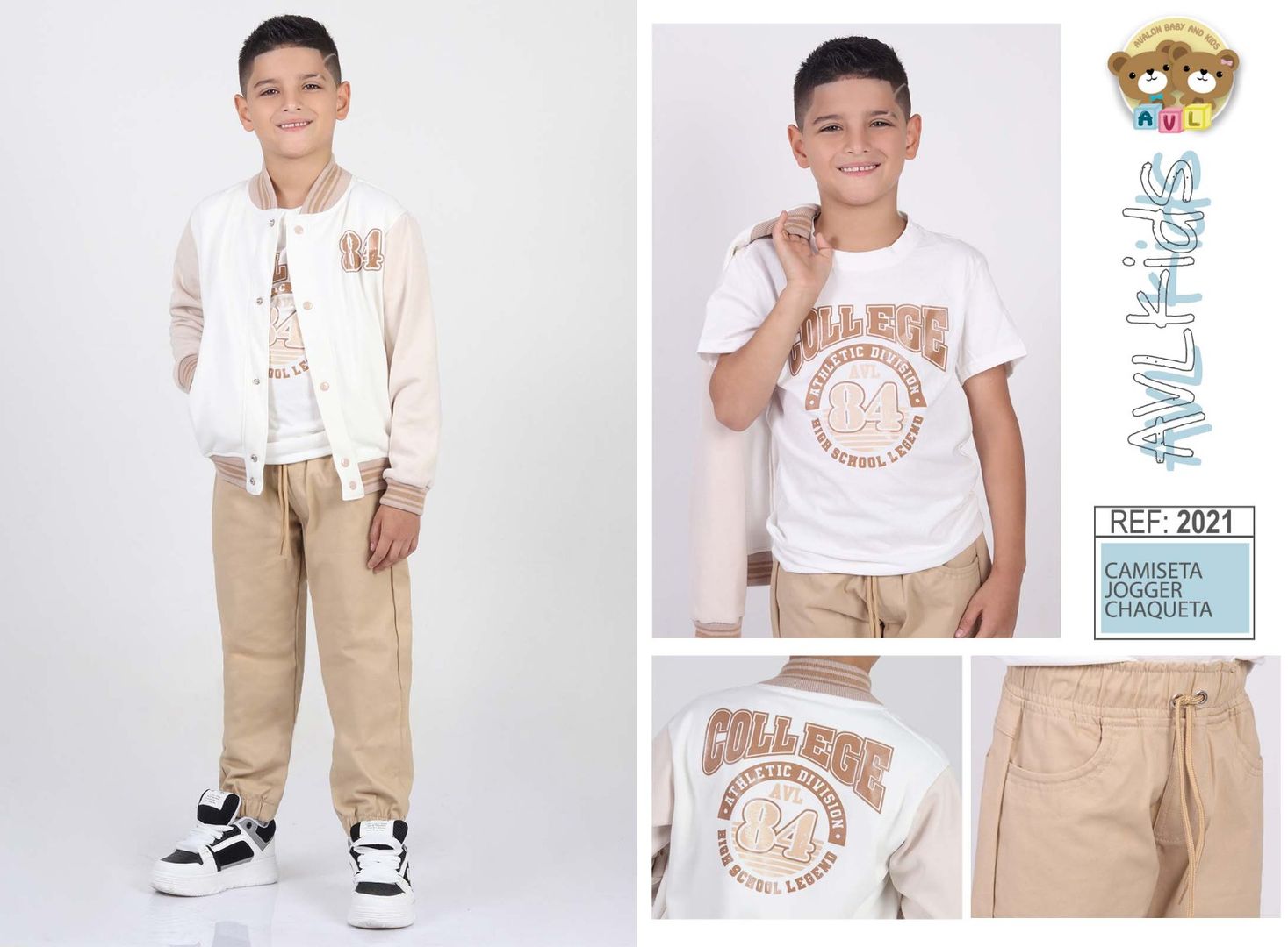 CONJUNTO DE NIÑO TRES PIEZAS 