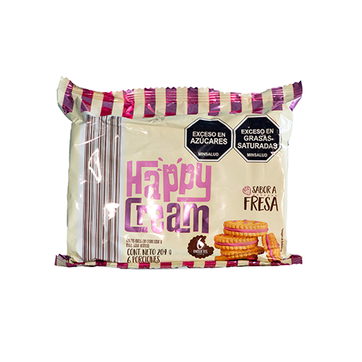 Imagen del producto Galleta Happy Cream Fresa x6