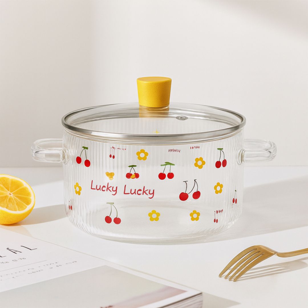 Olla en vidrio Cherry 