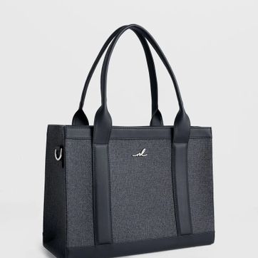 Cartera Shopper Viena Negra - imagen 1