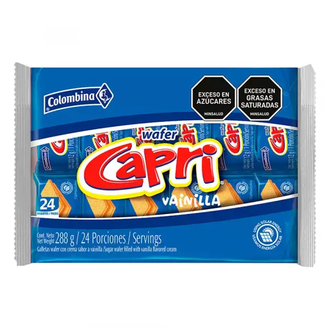 GALLETA CAPRI VAINILLA*24 UND