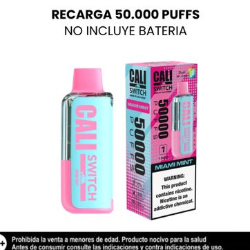 Imagen del producto Cali Pod Miami Mint 50.000 Puffs