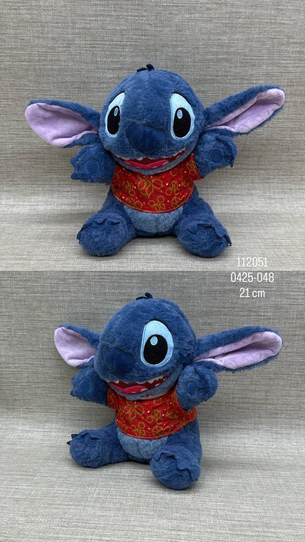 STITCH CON CAMISA ESTAMPADA 21 CM