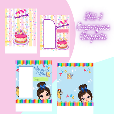 Imagen del producto Kit #3-3 Empaque Carpeta