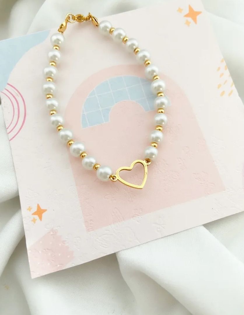 MANILLA CORAZÓN PERLAS