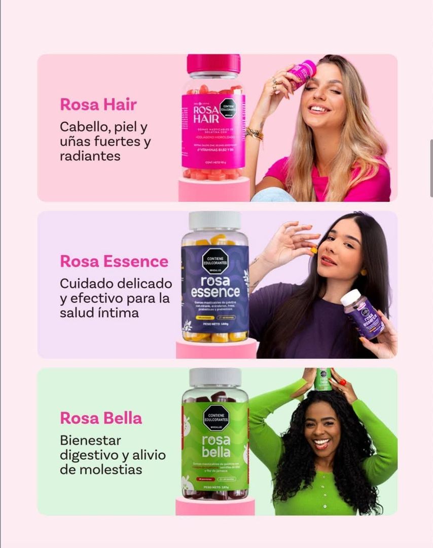 Kit Gomitas Rosa latinas