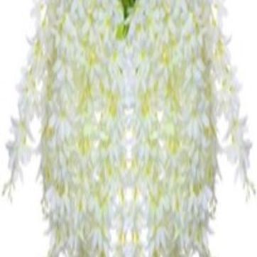 Flores wisterias 5 ramas 100CM LARGO - imagen 2