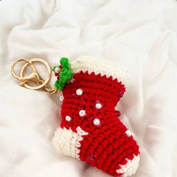 Imagen del producto LLAVERO NAVIDEÑO CROCHET
