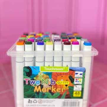 MARCADORES DOBLE PUNTA X48 UNIDADES - imagen 1