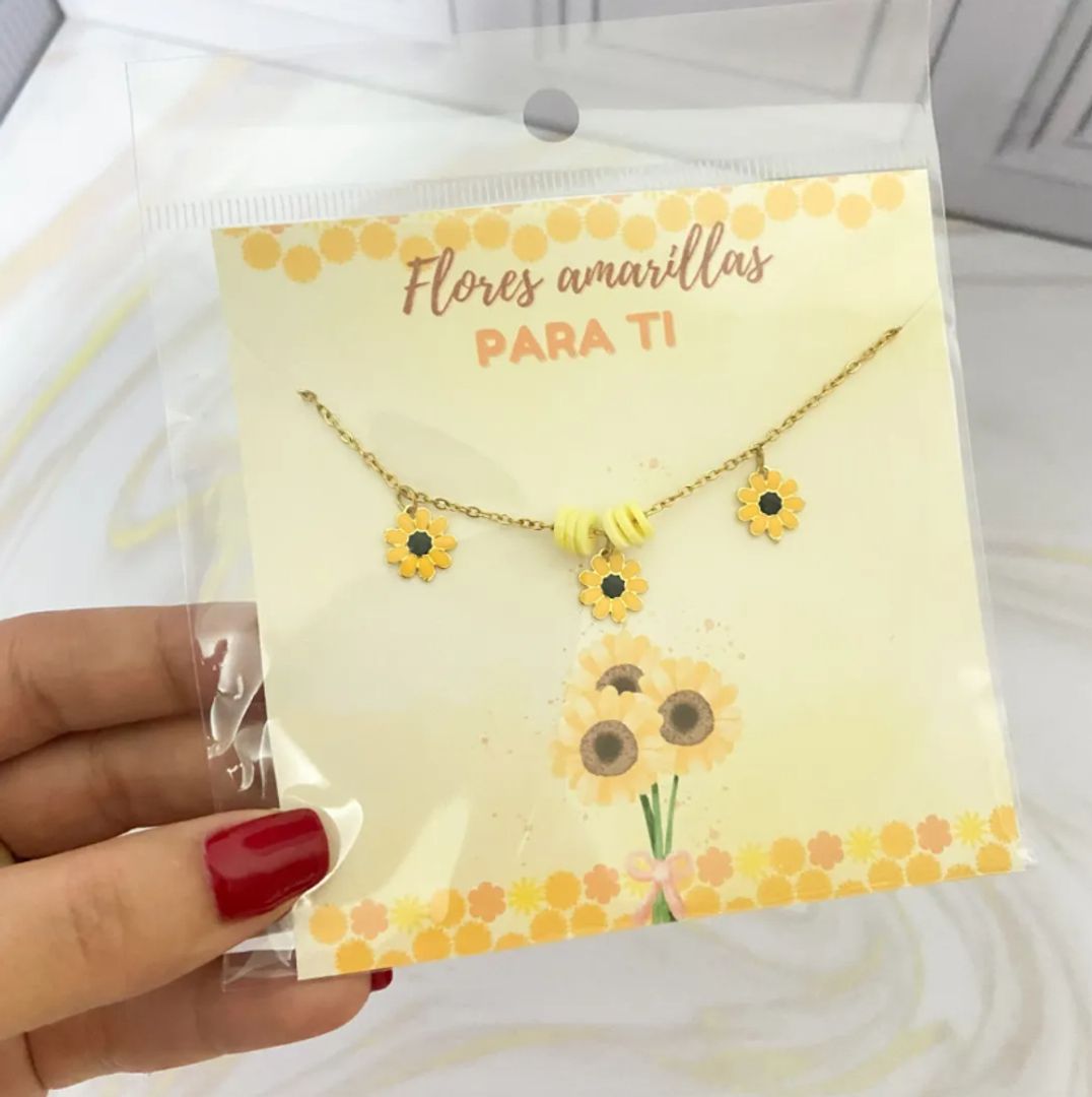 CADENA GIRASOLES 