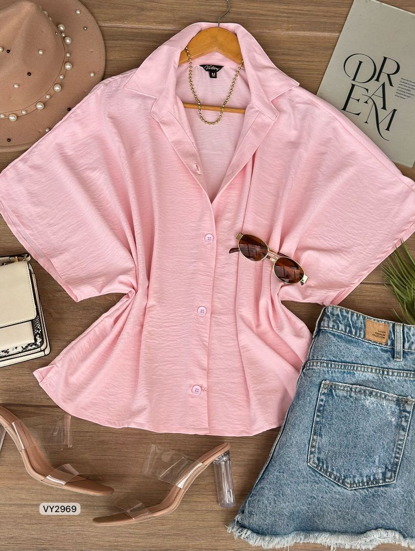CAMISERA MANGA ANCHA VY2969