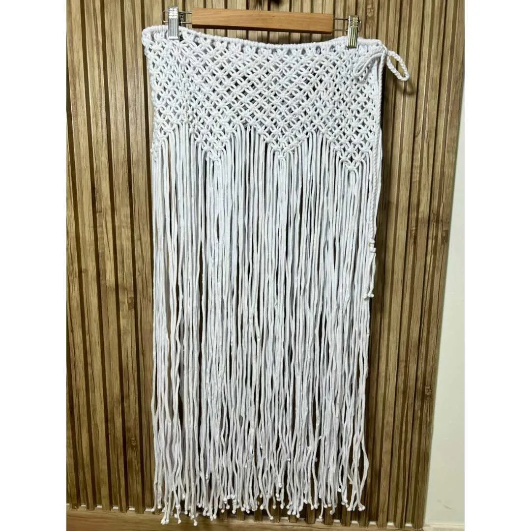 Falda Macramé larga