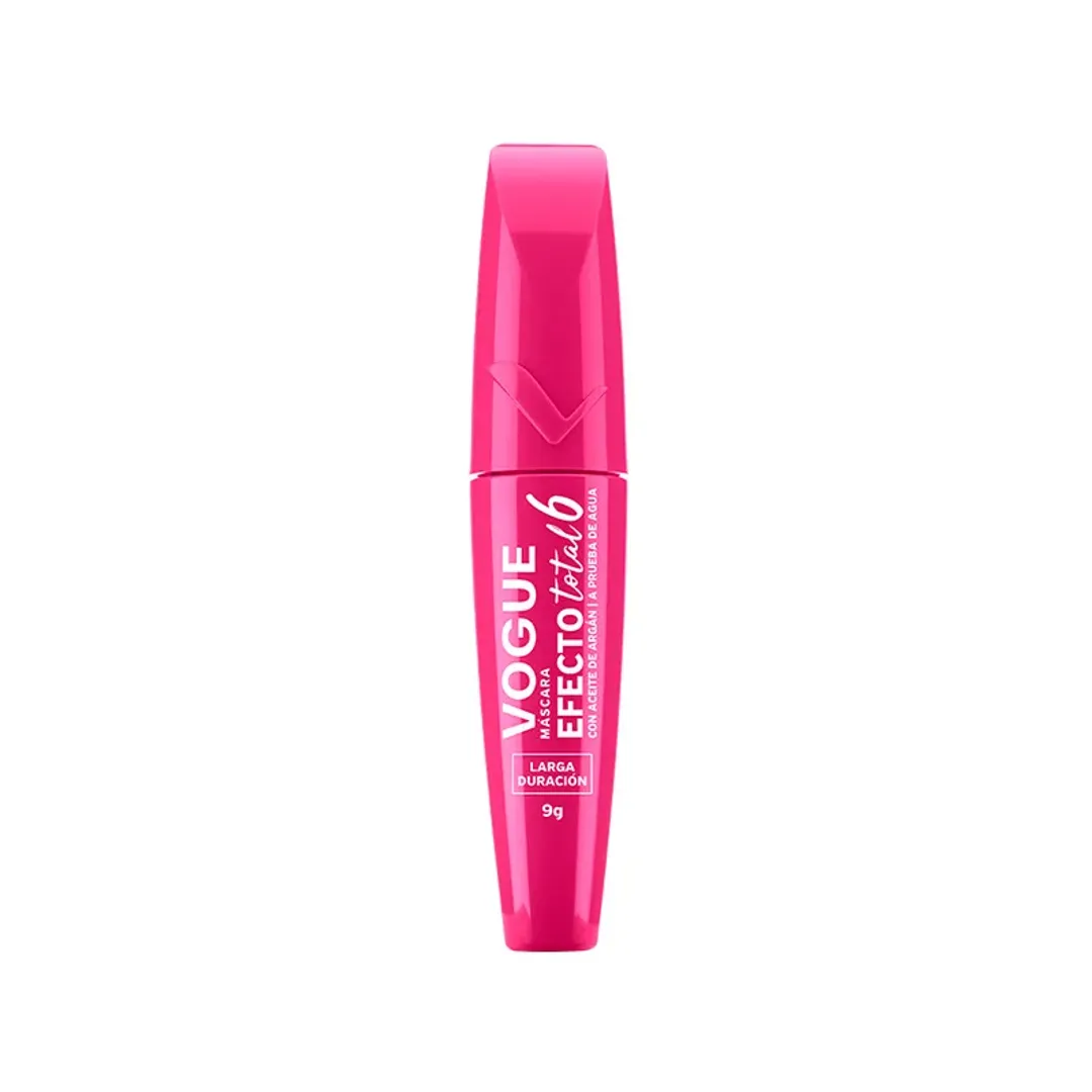 MASCARA EFECTO TOTAL 6 9GR A PRUEBA DE AGUA VOGUE