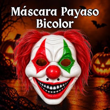 Imagen del producto Máscara Payaso Bicolor
