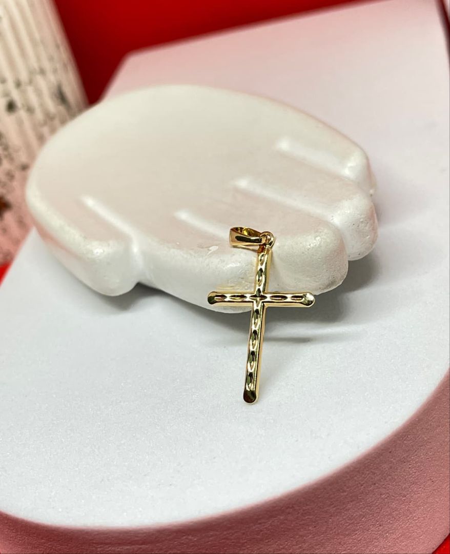 Dije cruz inri diamantada 3cm 