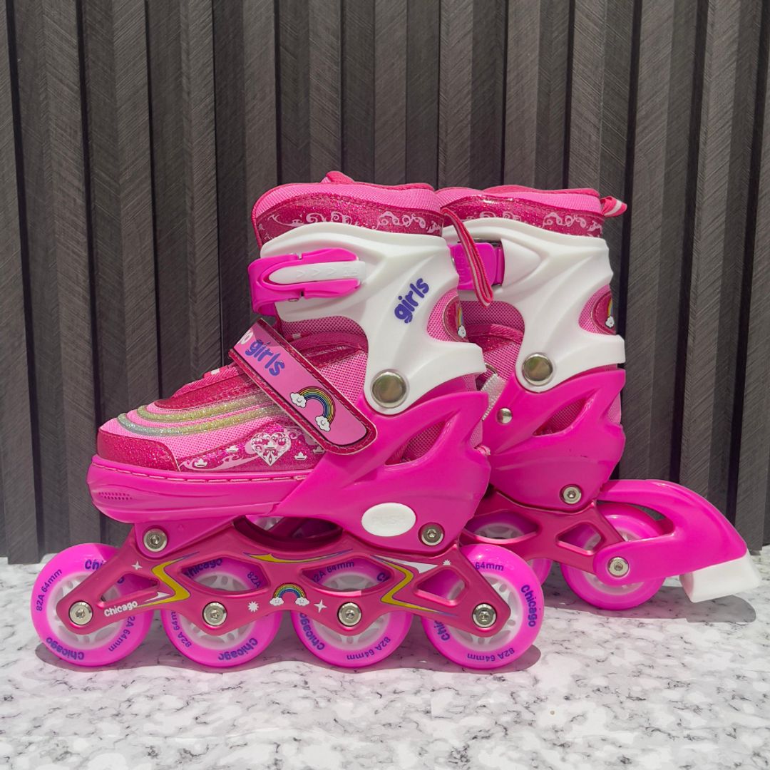 PATIN CHICAGO ARRCOIRIS ESCARCHADO PRINCESAS 