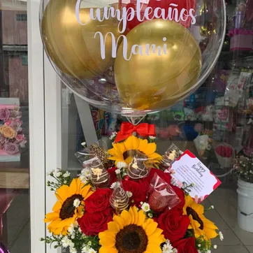 Imagen del producto Mix girasoles y rosas