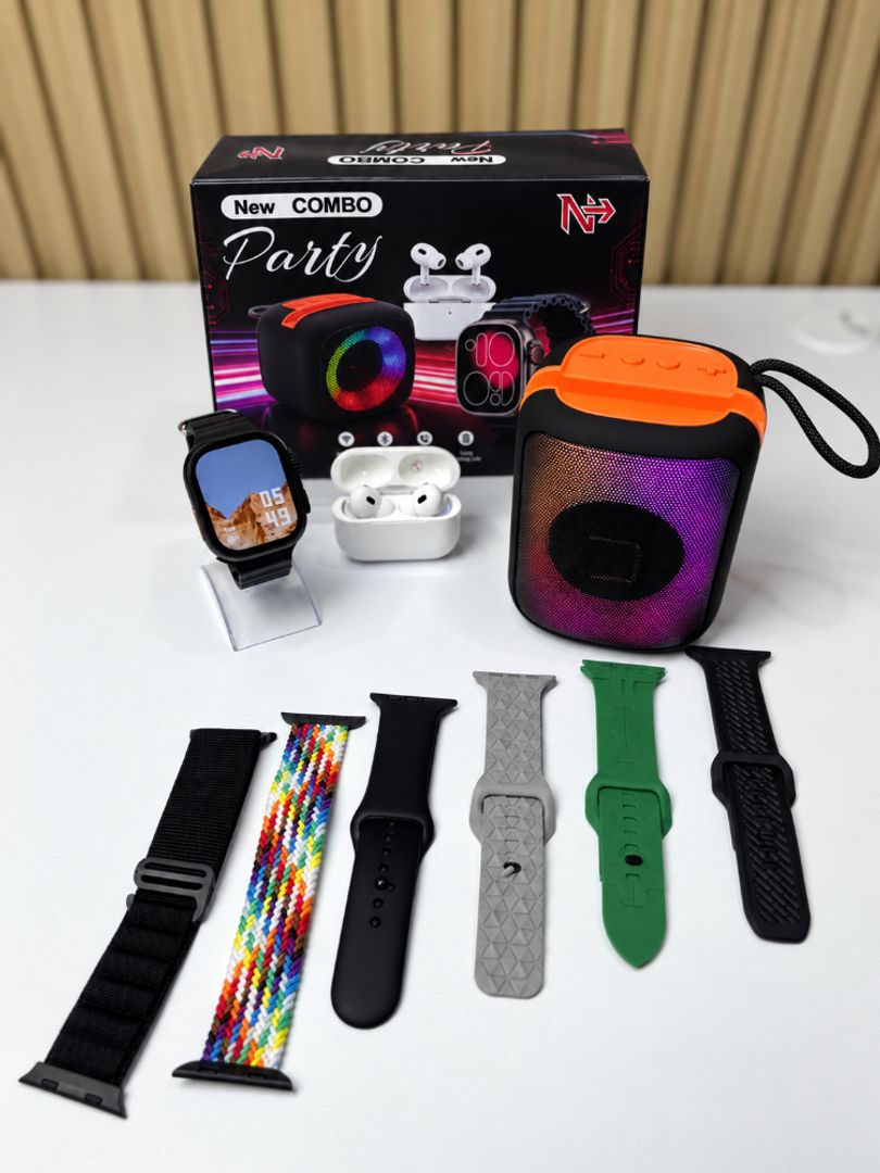COMBO NX-01 RELOJ SMART WATCH PARLANTE SPEAKER Y AIRPODS PRO 5