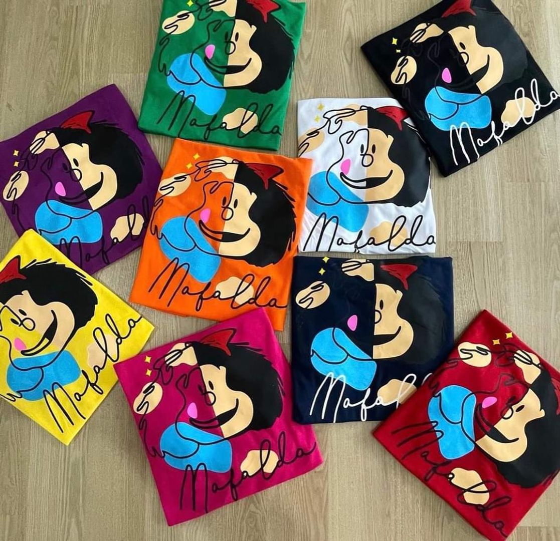 Camiseta de Dama y Niña. 