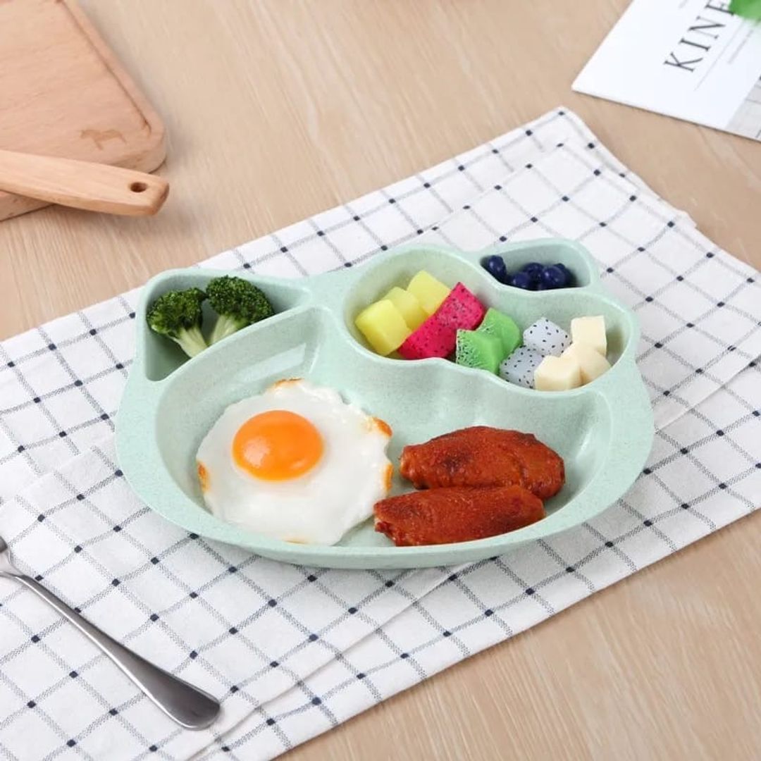 Plato y cubiertos hello kitty 