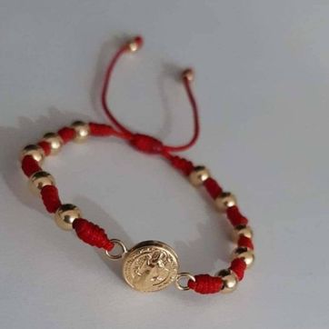 Imagen del producto Pulsera nudos san benito balin 4mm